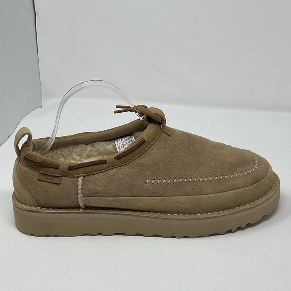 UGG Tasman Regenerate Sheepskin Sand Suede Women 11 Men 10 Tassel STORE MODEL - Picture 5 of 16